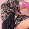 Kimono corto Glossy Black (3)