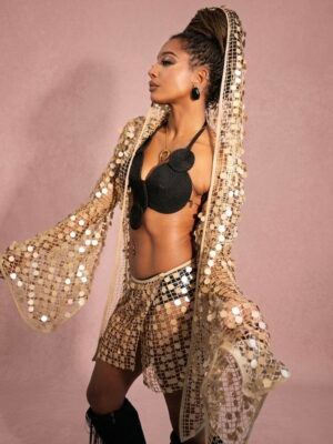 Mini Skirt Alquimia Golden